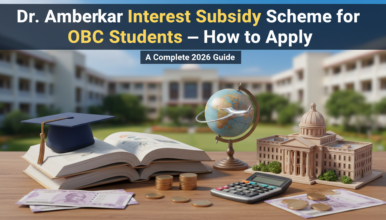 Dr. Ambedkar Interest Subsidy Scheme for OBC Students — How to Apply