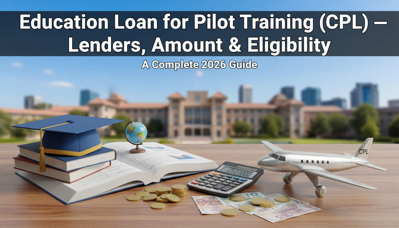 Education Loan for Pilot Training (CPL) — Lenders, Amount & Eligibility