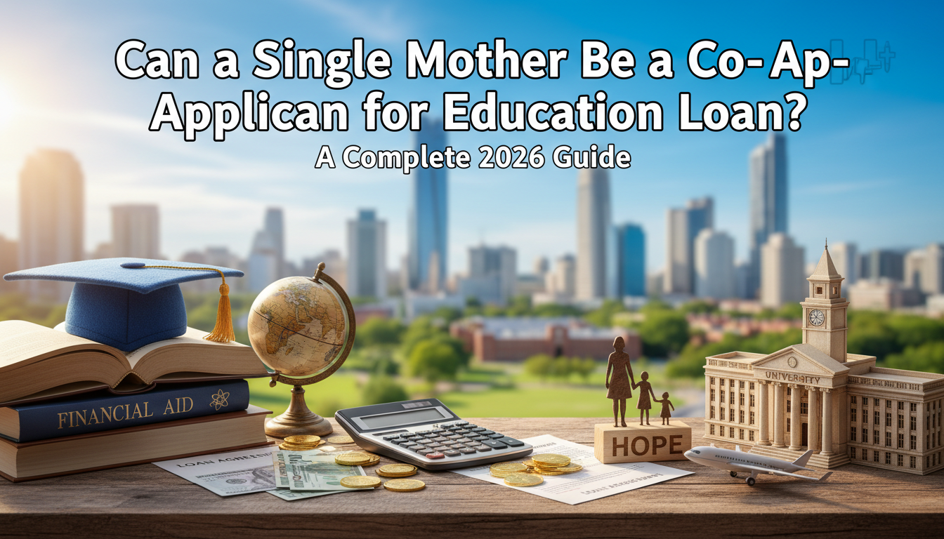 Can a Single Mother Be a Co-Applicant for Education Loan?