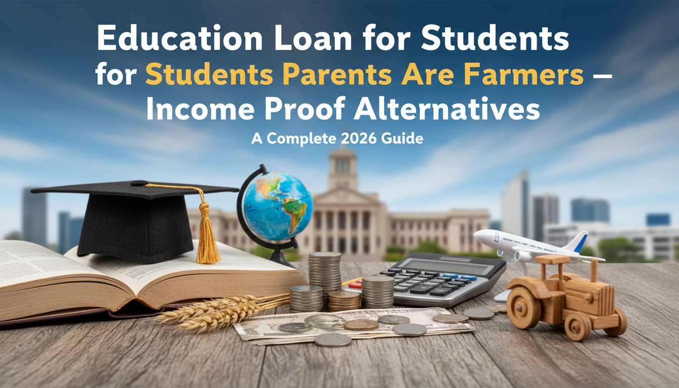 Education Loan for Students Whose Parents Are Farmers — Income Proof Alternatives