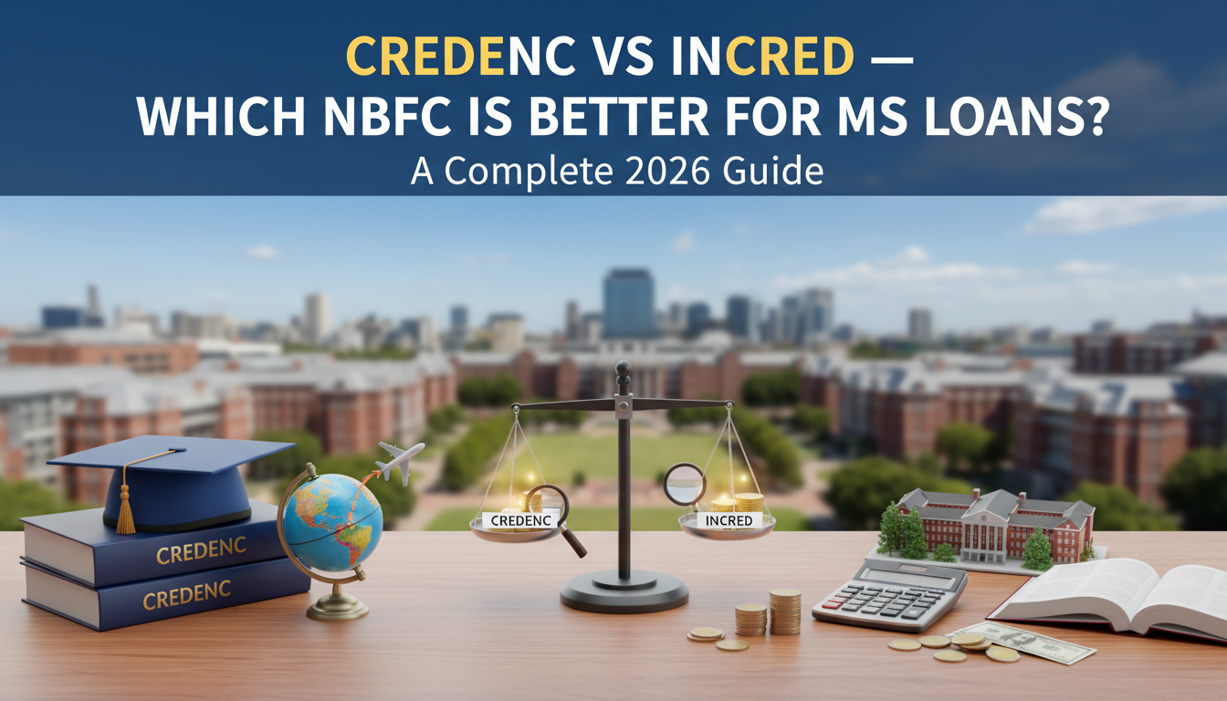 Credenc vs InCred — Which NBFC Is Better for MS Loans?