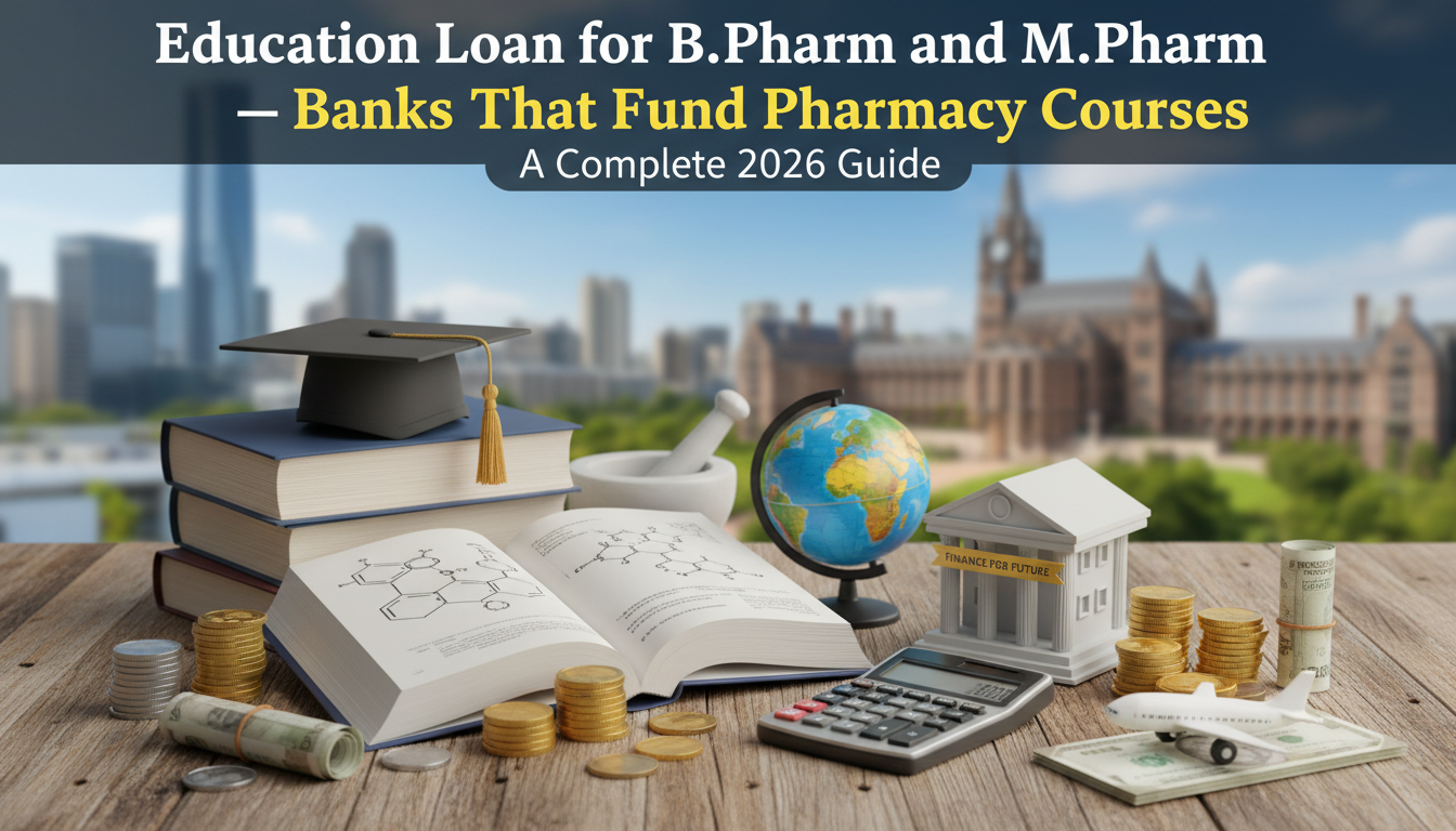 Education Loan for B.Pharm and M.Pharm — Banks That Fund Pharmacy Courses