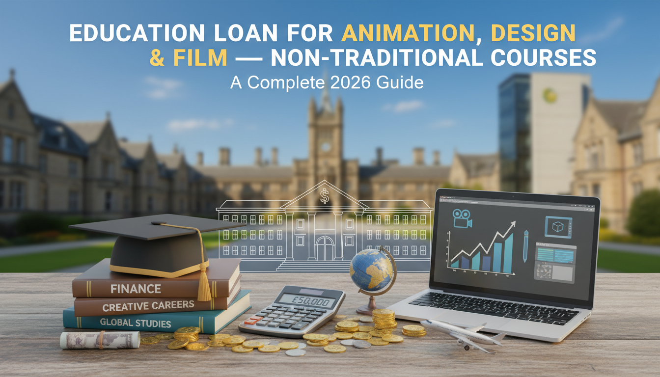 Education Loan for Animation, Design & Film — Non-Traditional Courses