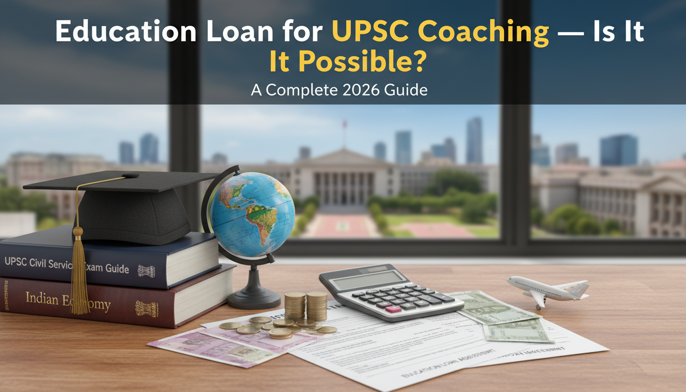 Education Loan for UPSC Coaching — Is It Possible?