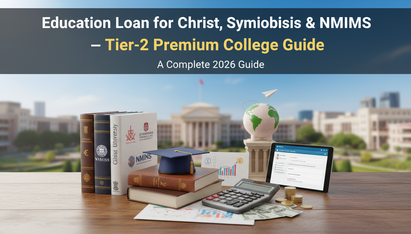 Education Loan for Christ, Symbiosis & NMIMS — Tier-2 Premium College Guide