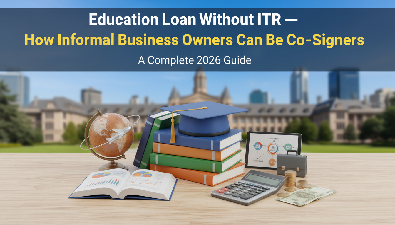 Education Loan Without ITR — How Informal Business Owners Can Be Co-Signers