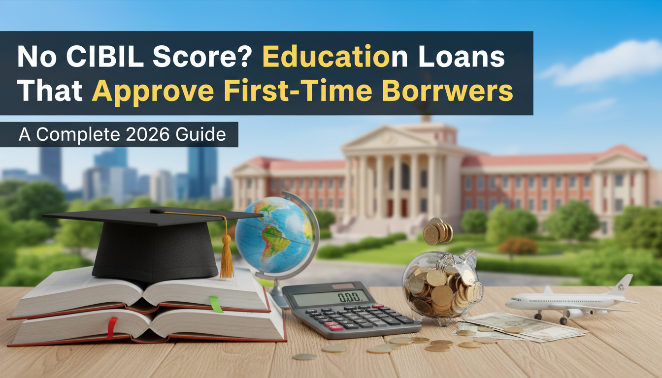 No CIBIL Score? Education Loans That Approve First-Time Borrowers