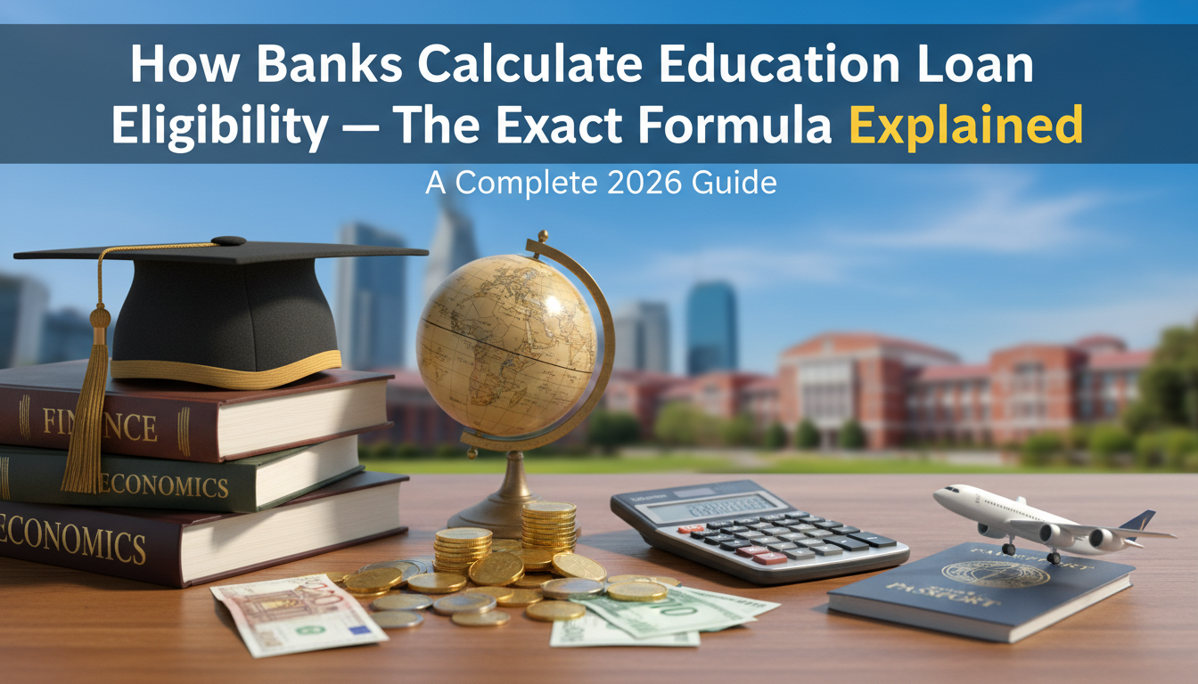 How Banks Calculate Education Loan Eligibility — The Exact Formula Explained