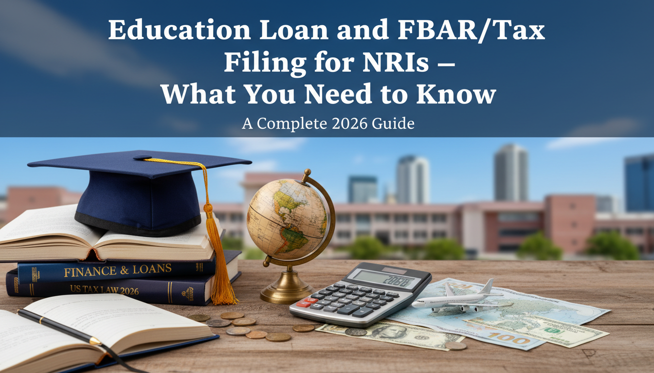 Education Loan and FBAR/Tax Filing for NRIs — What You Need to Know