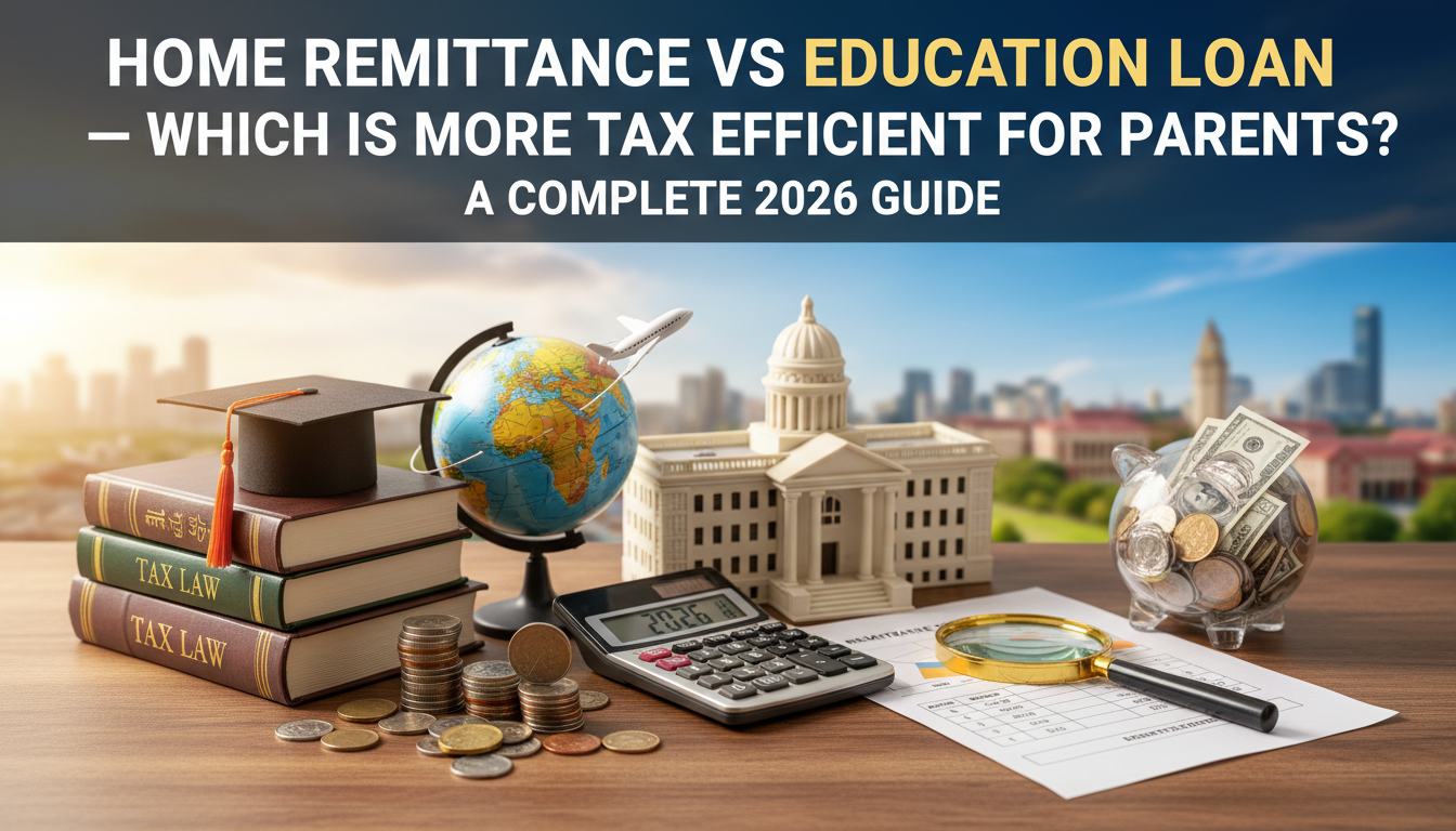 Home Remittance vs Education Loan — Which Is More Tax Efficient for Parents?