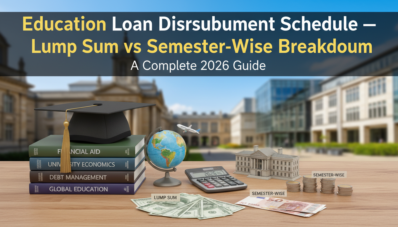 Education Loan Disbursement Schedule — Lump Sum vs Semester-Wise Breakdown