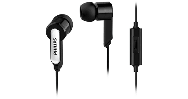 Image result for Philips SHE1405BK/94 In-Ear Headphone Headset With Mic