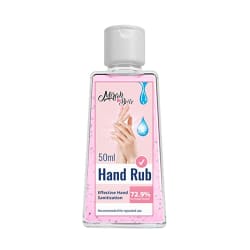 Mirah Belle - Hand Rub Sanitizer (50 ML) - FDA Approved (72.9% Alcohol) - Best for Men, Women and Children - Sulfate and Paraben Free - Pocket Size Hand Cleanser