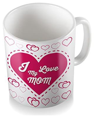 Paytmmall offers on Mothers Day Deals - Skytrends SKYTRENDS I Love My Mom Gifts for Mother Day Gift,Birthday Day Gift Mom for Ceramic Coffee Mug