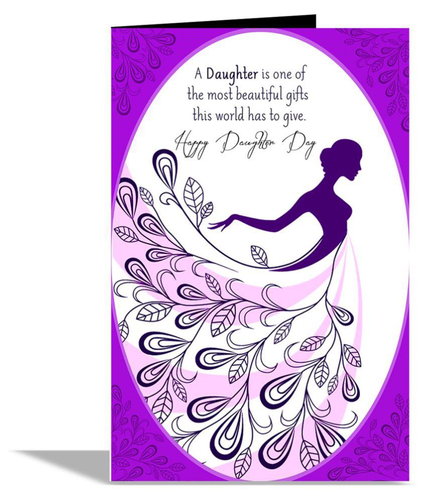 Snapdeal offers on Mothers Day Deals - Happy Daughter Day Greeting Card