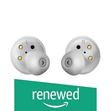 Amazon offers on Audio Devices - (Renewed) Samsung Galaxy SM-R170NZWAINU Bluetooth Ear Buds - Silver