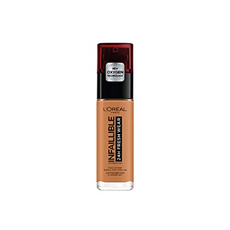 Amazon offers on Handpicked Deals - L Oreal Paris Infallible 24H Fresh Wear Foundation, 330 Hazelnut, 30 ml