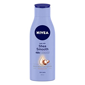 Amazon offers on Handpicked Deals - NIVEA Body Lotion, Shea Smooth Milk, For Dry Skin, 200 ml