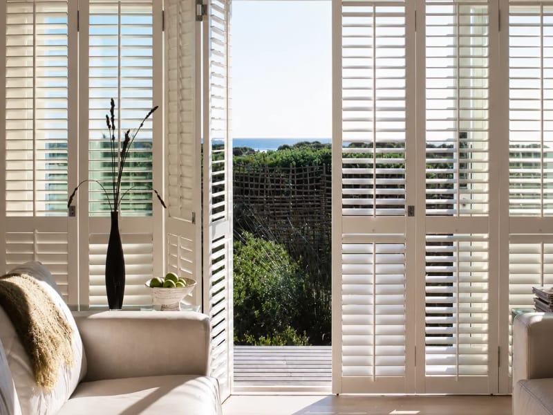 Bay Window Shutters Installation