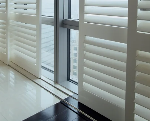 Tracked Shutters That Slide With Ease