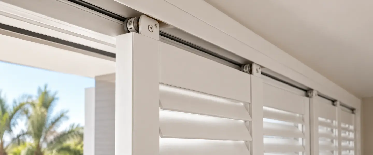 Tracked shutters