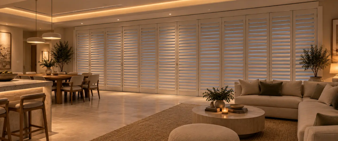 Tracked shutters