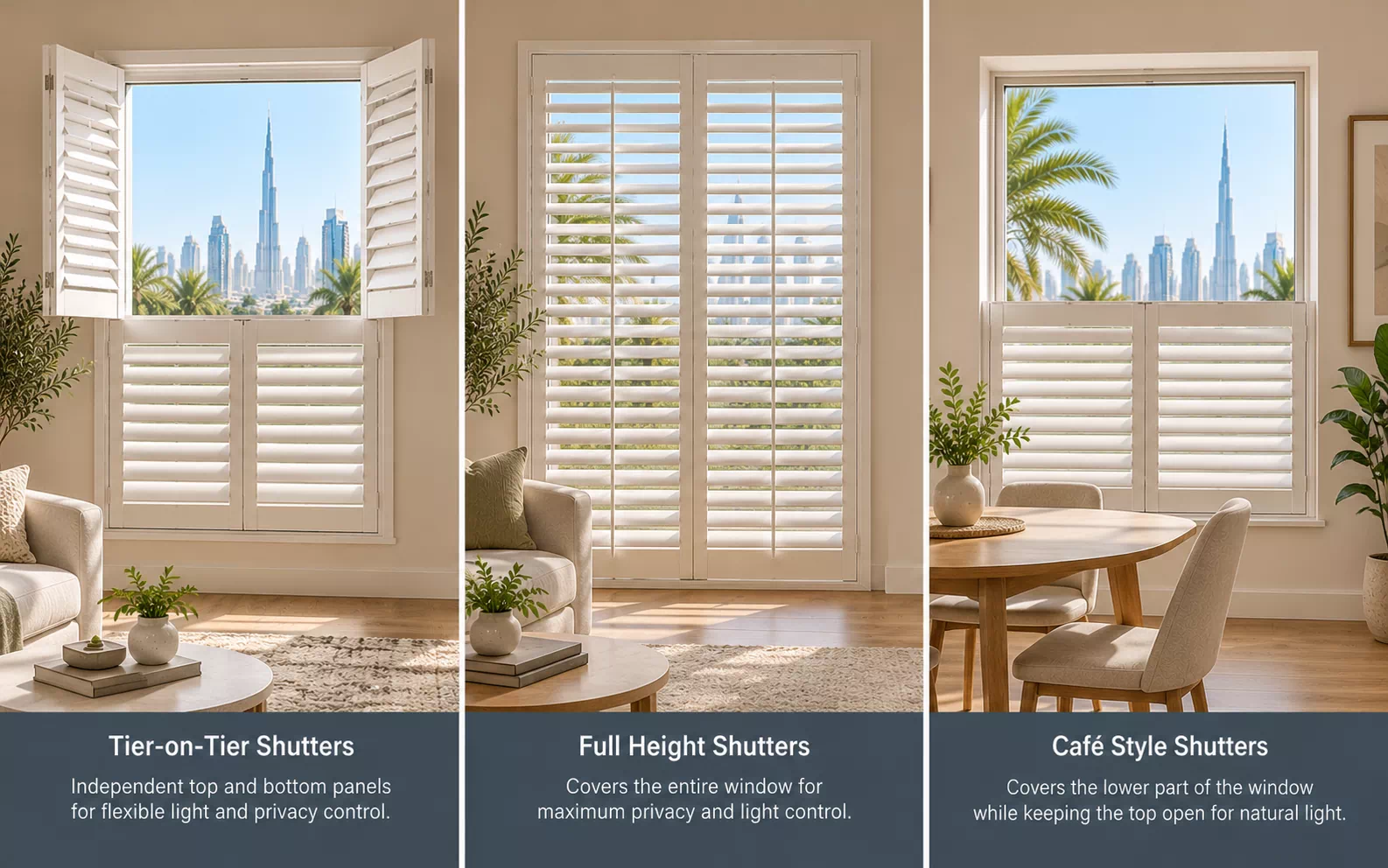 Tier-on-Tier Shutters