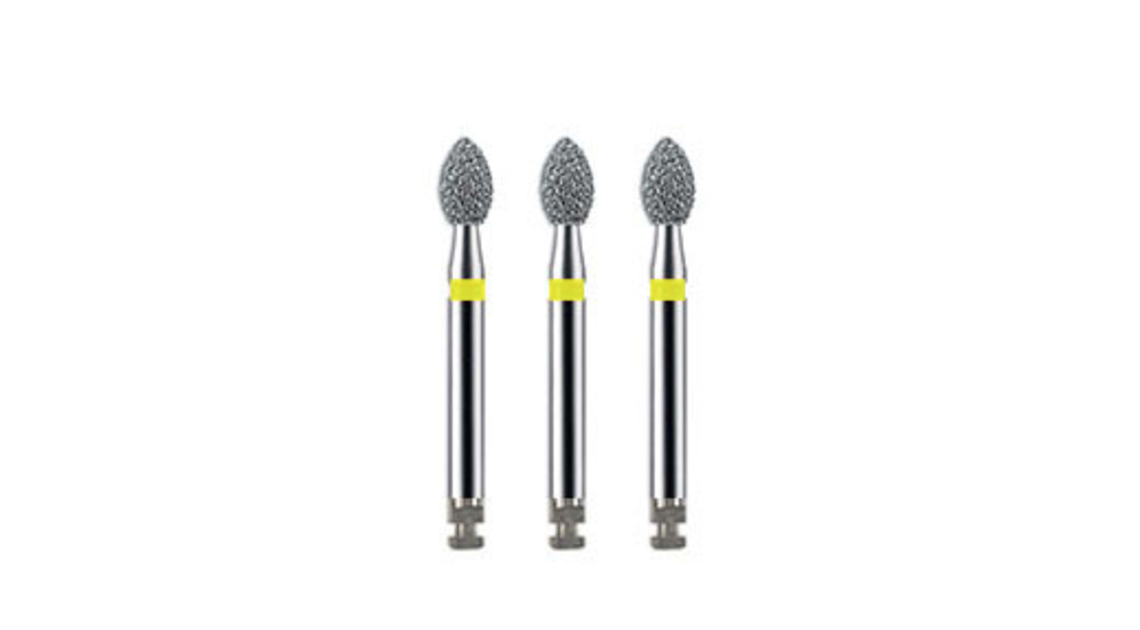 Low speed yellow flame stone bur - Image