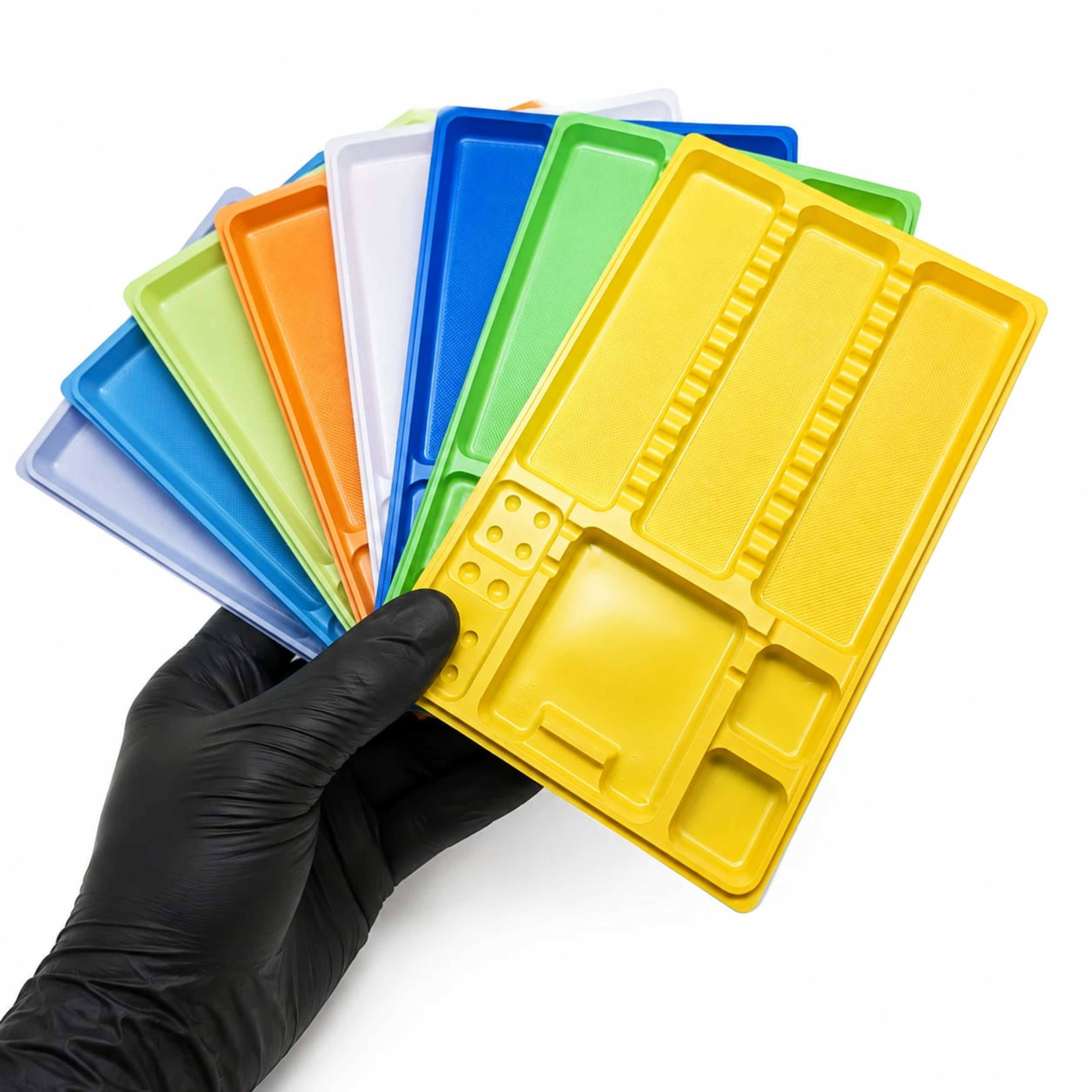 Autoclavable plastic tray