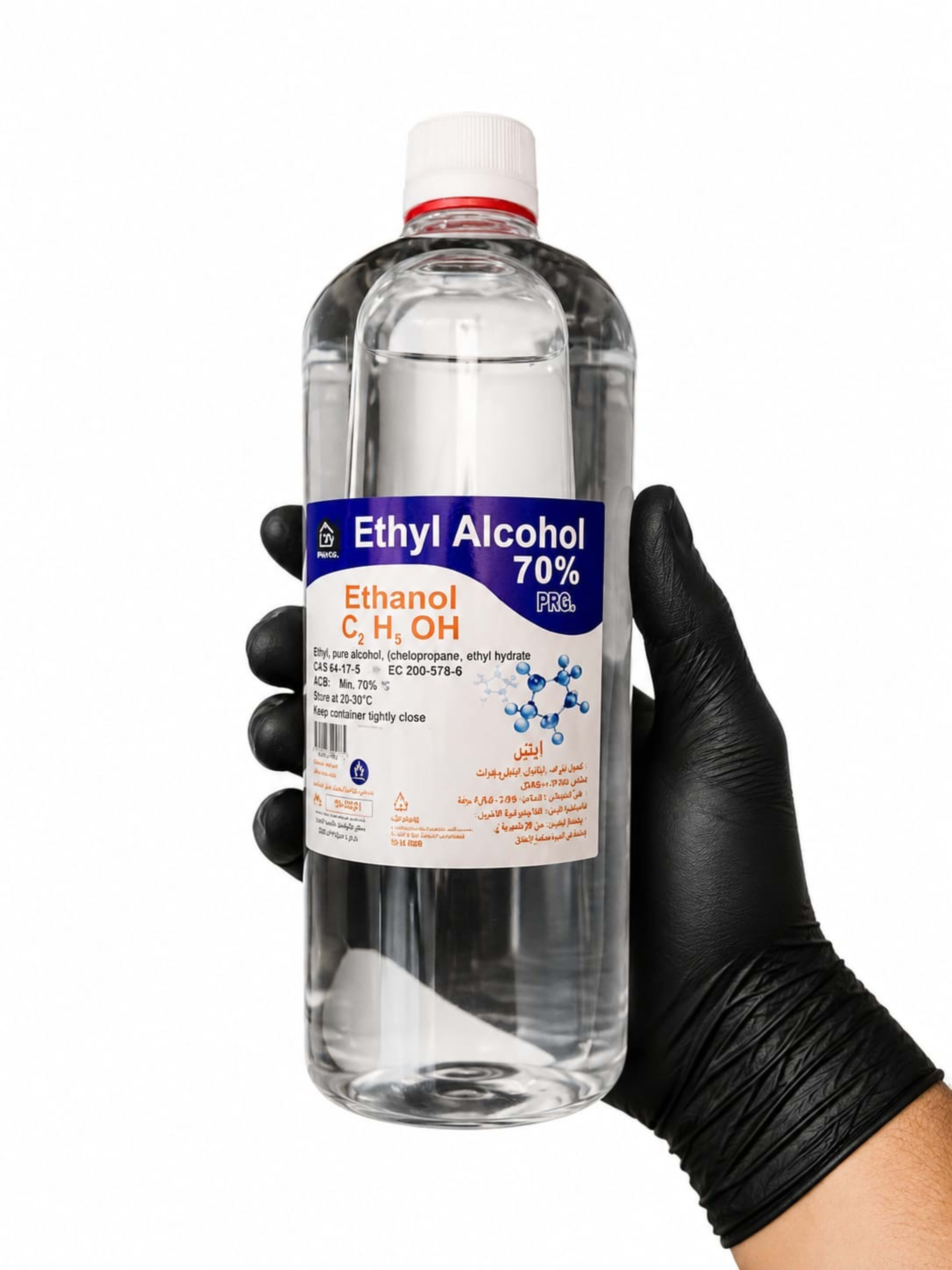 1 liter alcohol 70% large