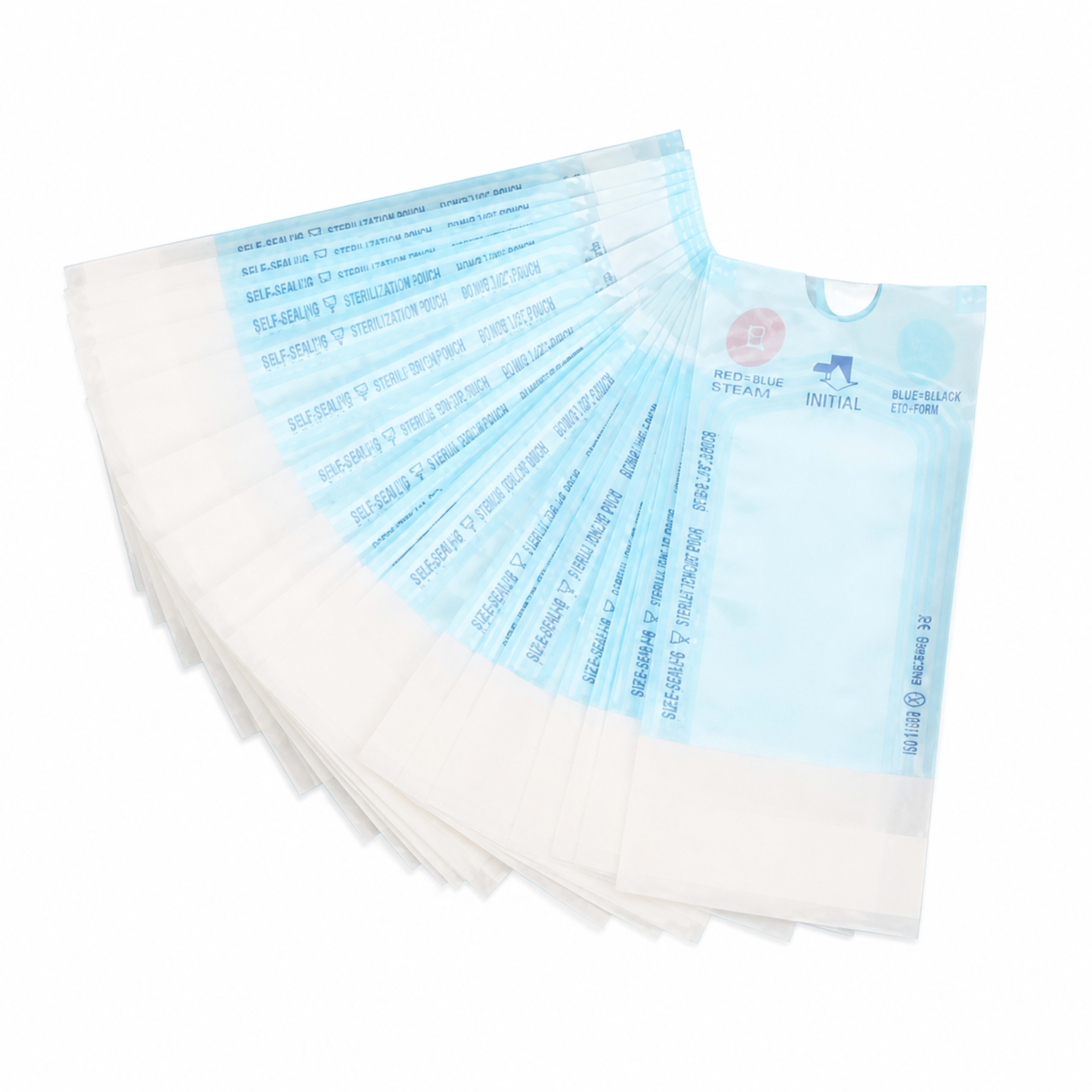 Sterilization pouches (Bur-Sized) 25 Piece