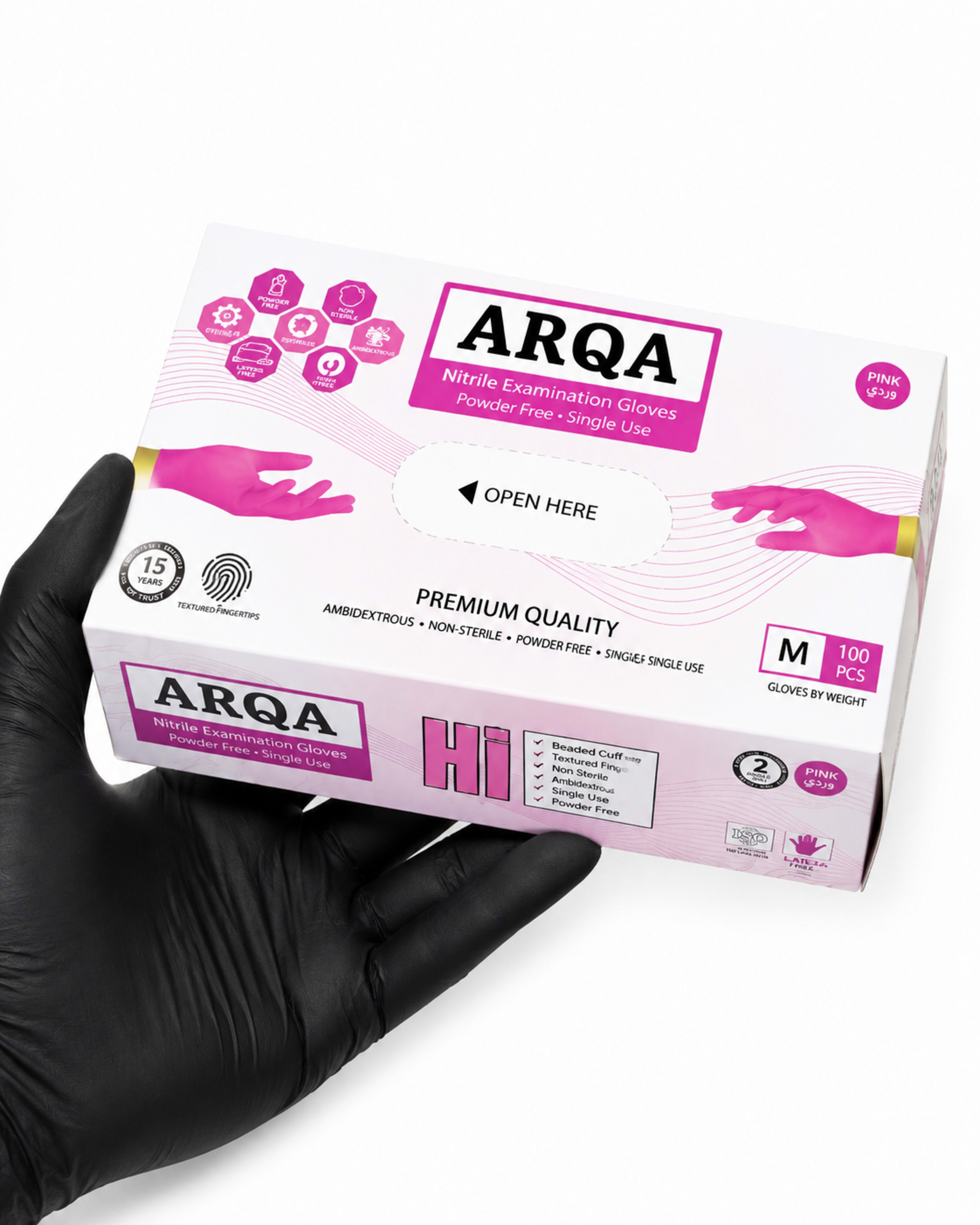 Pink Arqa Gloves - Image