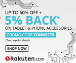 Up to 60% Off + 5% Back on Tablet & Phone Accessories