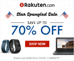 Save Up to 70% Off During Rakuten’s Star Spangled Sale