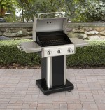 Kenmore 3-Burner LP Grill with Foldable Side Shelves