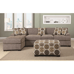 Ash Slate Linen Reversible Sectional Set with