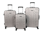 Jeep Tracker 3-Piece Hardside Luggage Set with 4-wheel Spinner Design