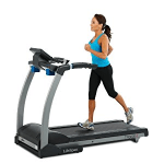 LifeSpan Fitness TR3000i Folding Treadmill with 2.75 Horsepower, Multicolored LCD Console