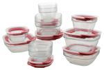 Rubbermaid Easy Find Lid Glass Food 22 Piece Storage Set