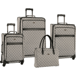 Travel Gear Signature 4 Piece Expandable Spinner Luggage Set (28″/24″/20″/26″)