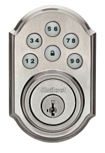 Kwikset 909 SmartCode Electronic Deadbolt featuring SmartKey with Adjustable Latch, SmartKey Re-key Technology