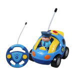 Cartoon R/C Police Car Radio Control Toy