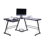 Merax Office Computer Desk L-shaped Corner Desk Drafting Table