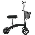 Merax Deluxe Steerable Knee Walker Scooter with Handle Brake and Basket