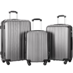 Merax Hylas 3 Piece Hardshell Spinner Luggage Set