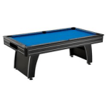 Tucson Billiard Table with 18 mm MDF Play Surface, Drop Pockets in Blue