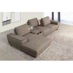 DG Casa Berkeley Gramercy Left Chaise Sectional Sofa with Center Console