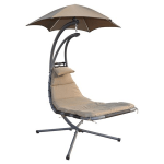 Original Dream Chair with Matching Shade Umbrella in Coconut Brown