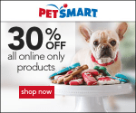 Get 30% off Online Only Exclusives Products at PetSmart.com