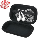 Hard Case/Bag for MP3/MP4 Earphone, Earphone Earbuds MP3/MP4 Pocket Storage Bag with Mesh Pocket